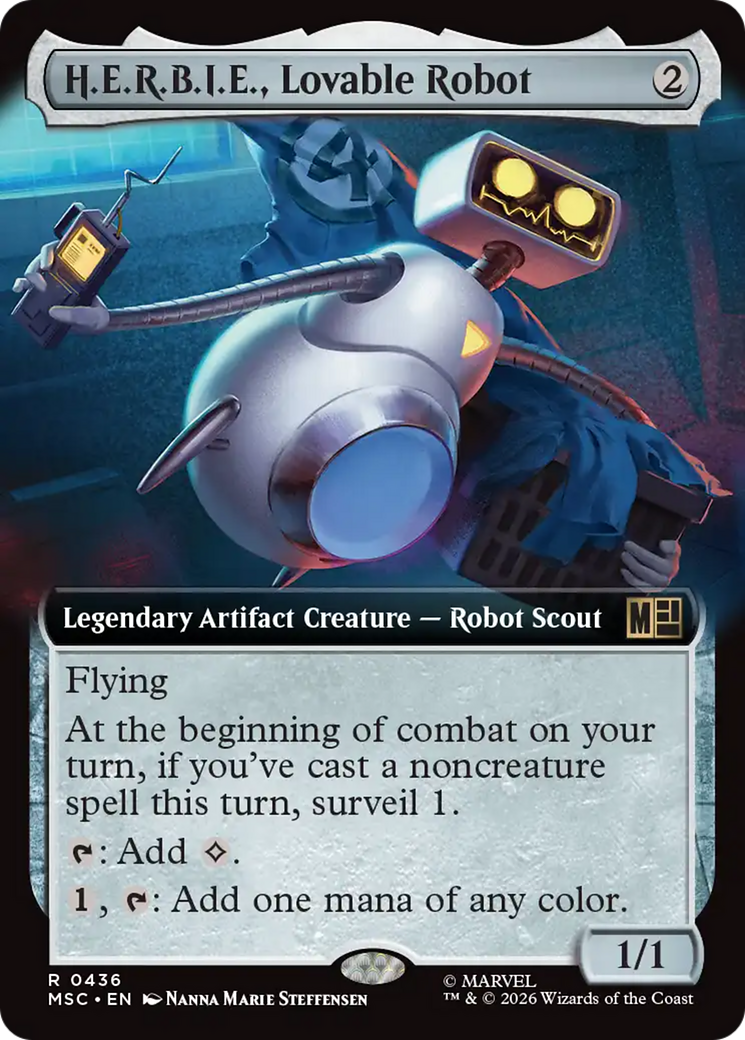 H.E.R.B.I.E., Lovable Robot (Extended Art) [Marvel Super Heroes Commander] | Gear Gaming Fayetteville