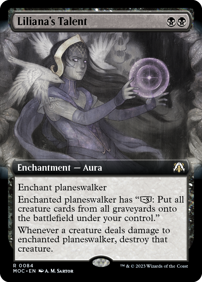 Liliana's Talent (Extended Art) [March of the Machine Commander] | Gear Gaming Fayetteville