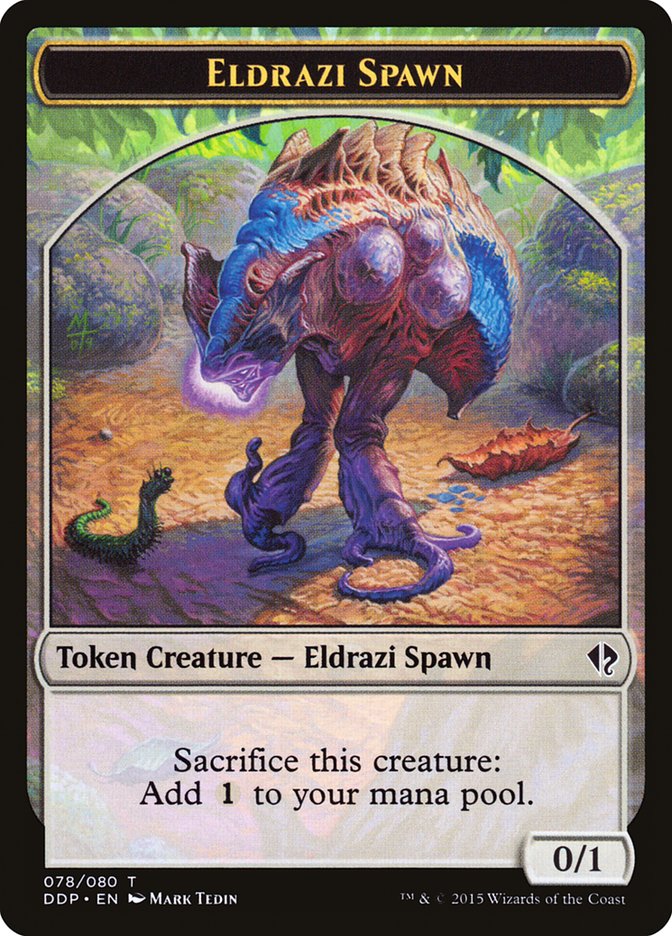 Eldrazi Spawn Token (078/080) [Duel Decks: Zendikar vs. Eldrazi] | Gear Gaming Fayetteville