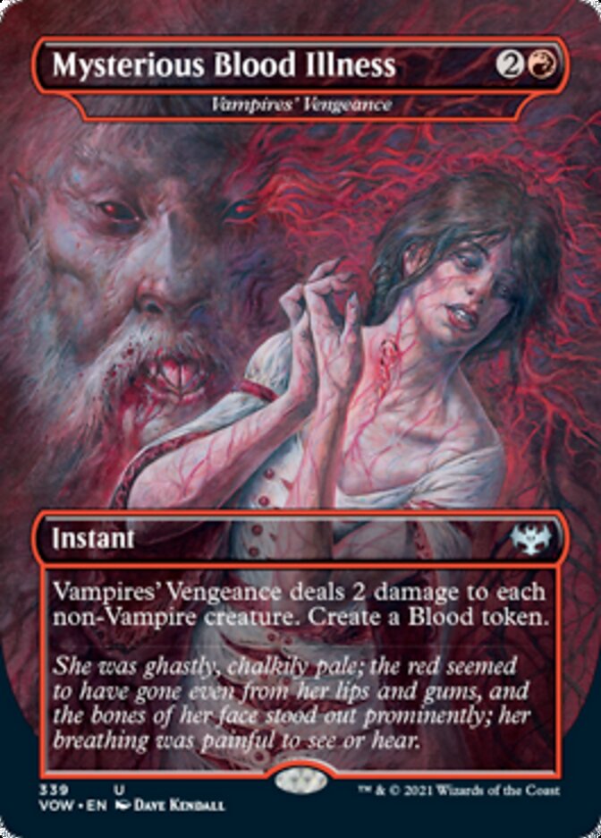 Vampires' Vengeance - Mysterious Blood Illness [Innistrad: Crimson Vow] | Gear Gaming Fayetteville