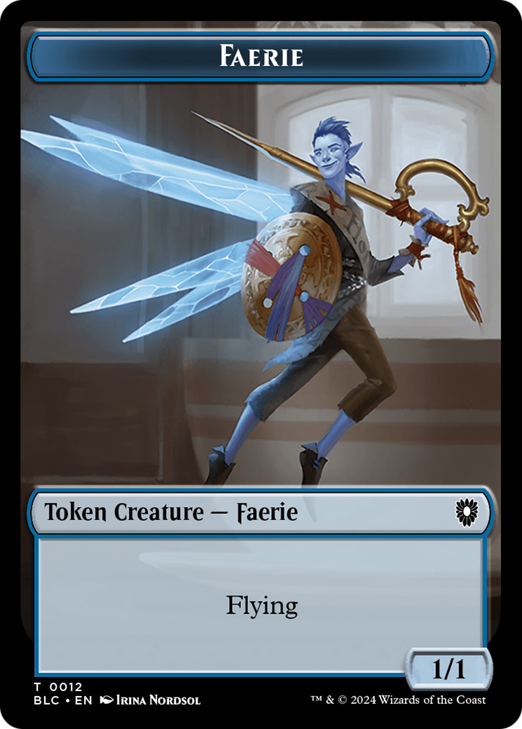 Spirit // Faerie Double-Sided Token [Bloomburrow Commander Tokens] | Gear Gaming Fayetteville