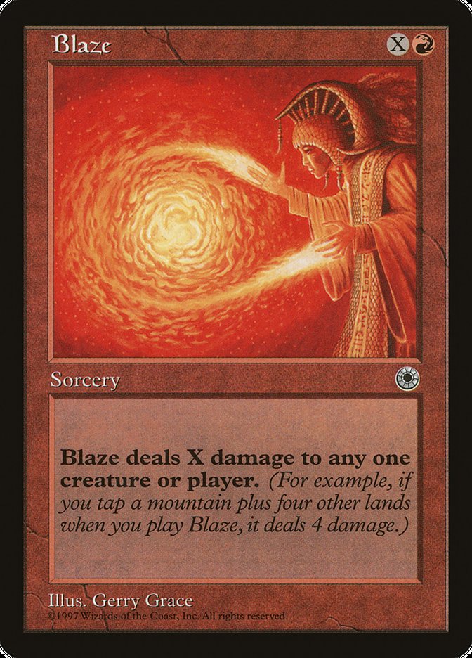 Blaze (No Flavor Text) [Portal] | Gear Gaming Fayetteville