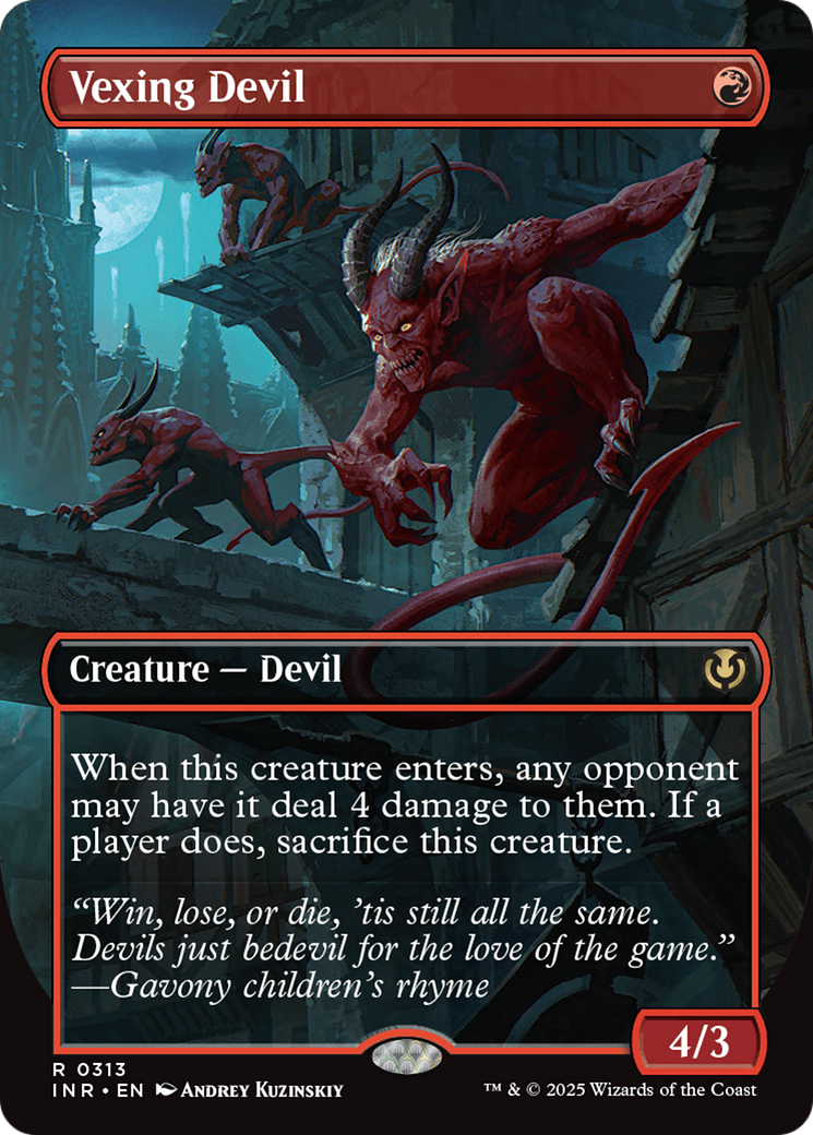 Vexing Devil (Borderless) [Innistrad Remastered] | Gear Gaming Fayetteville