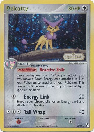 Delcatty (4/92) (Stamped) [EX: Legend Maker] | Gear Gaming Fayetteville