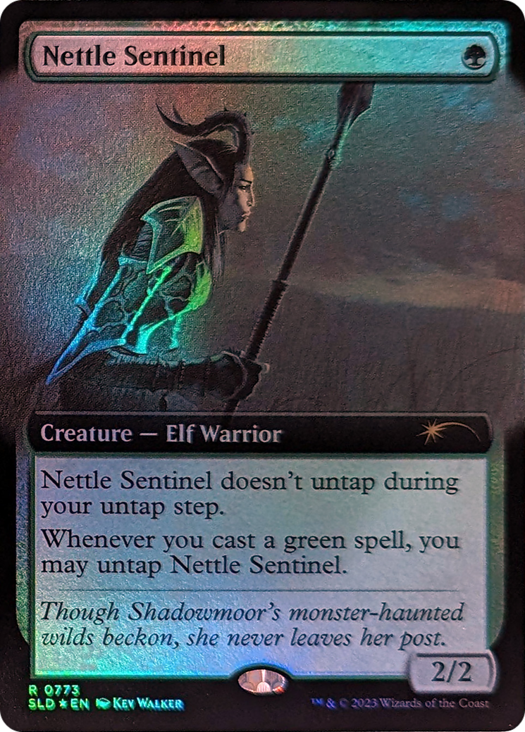 Nettle Sentinel (Extended Art) [Secret Lair Drop Series] | Gear Gaming Fayetteville