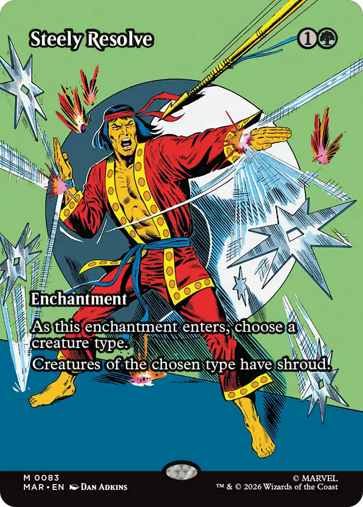 Steely Resolve (Borderless) [Marvel Universe: Eternal-Legal] | Gear Gaming Fayetteville