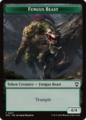 Goat // Fungus Beast Double-Sided Token [Secrets of Strixhaven Commander Tokens] | Gear Gaming Fayetteville