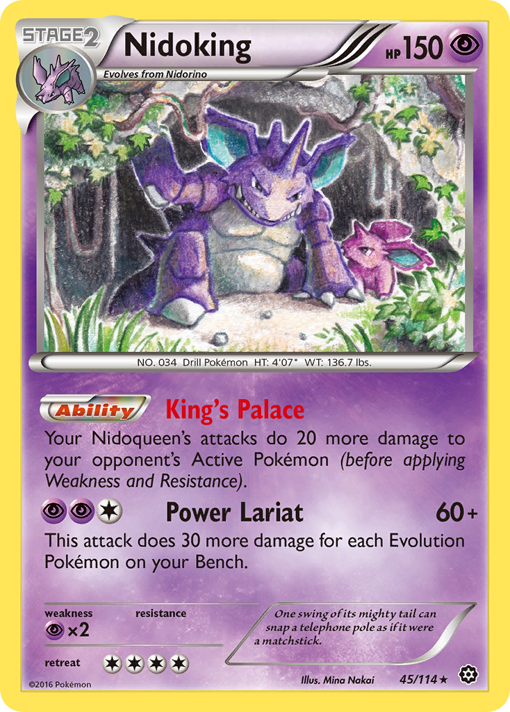 Nidoking (45/114) [XY: Steam Siege] | Gear Gaming Fayetteville