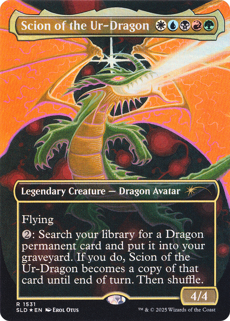 Scion of the Ur-Dragon (Rainbow Foil) [Secret Lair Drop Series] | Gear Gaming Fayetteville