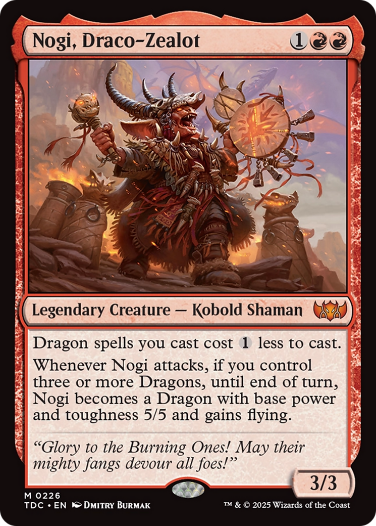 Nogi, Draco-Zealot [Tarkir: Dragonstorm Commander] | Gear Gaming Fayetteville