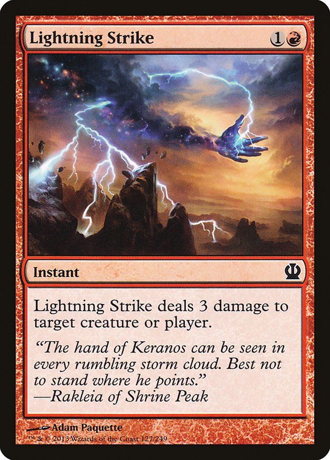 Lightning Strike [Theros] | Gear Gaming Fayetteville