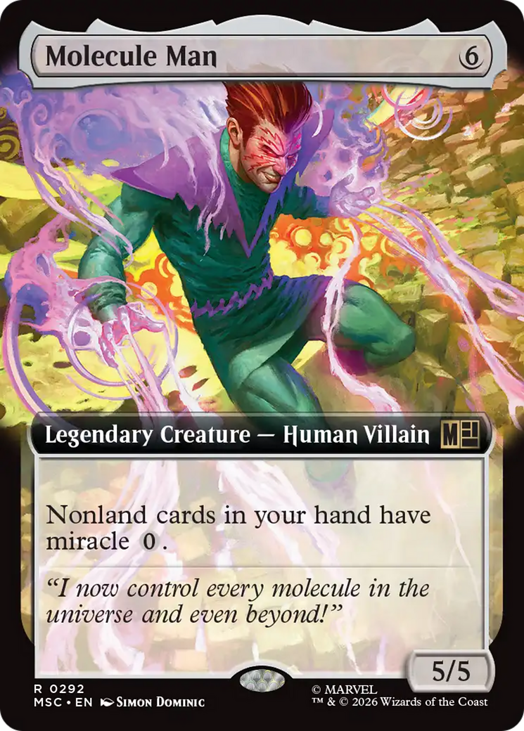 Molecule Man (Extended Art) [Marvel Super Heroes Commander] | Gear Gaming Fayetteville