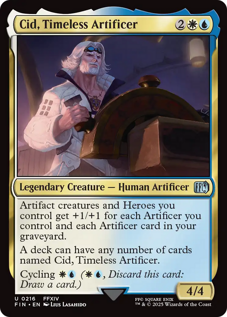 Cid, Timeless Artificer (0216) [FINAL FANTASY] | Gear Gaming Fayetteville