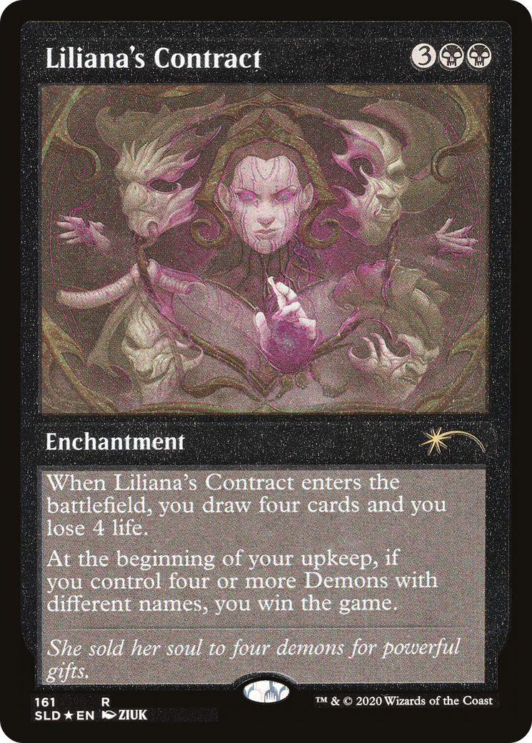 Liliana's Contract (Foil Etched) [Secret Lair Drop Series] | Gear Gaming Fayetteville