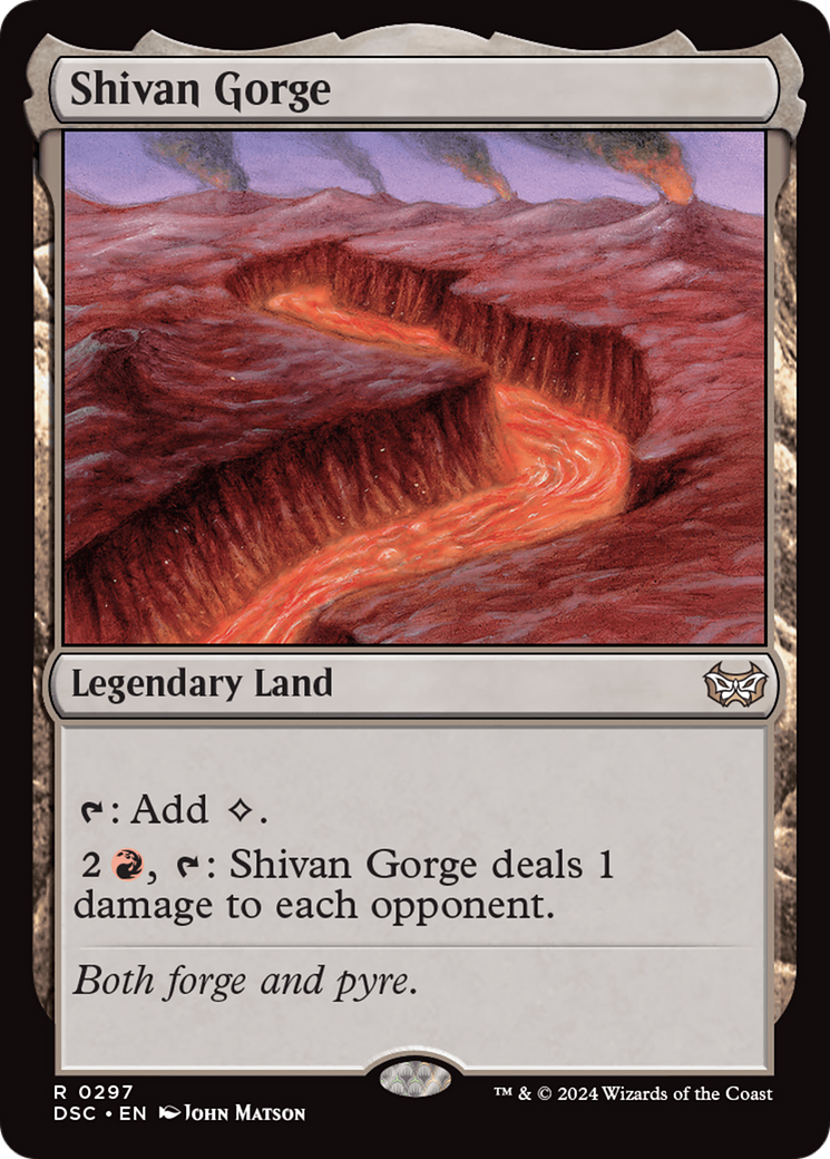 Shivan Gorge [Duskmourn: House of Horror Commander] | Gear Gaming Fayetteville