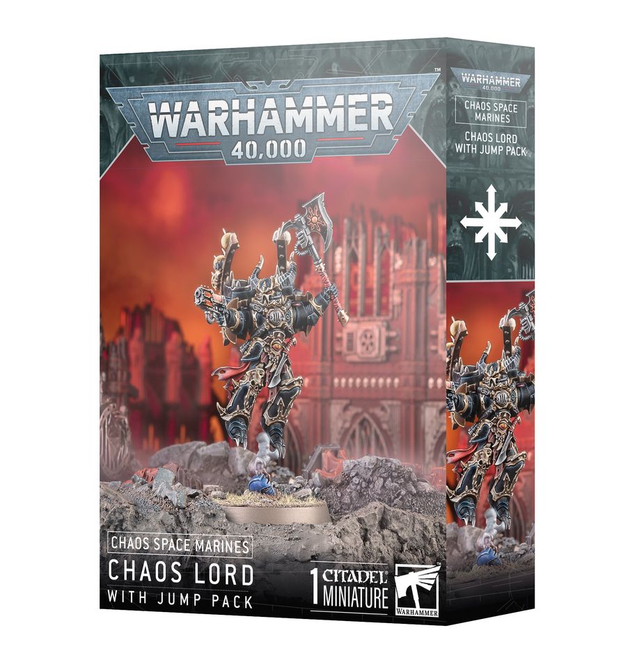 Chaos Space Marines: Chaos Lord With Jump Pack | Gear Gaming Fayetteville