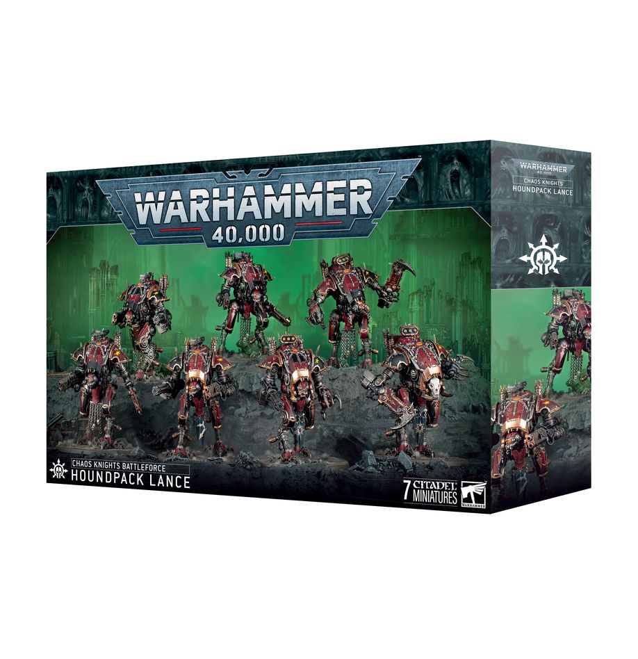 Warhammer 40k: Chaos Knights Battleforce: Houndpack Lance | Gear Gaming Fayetteville