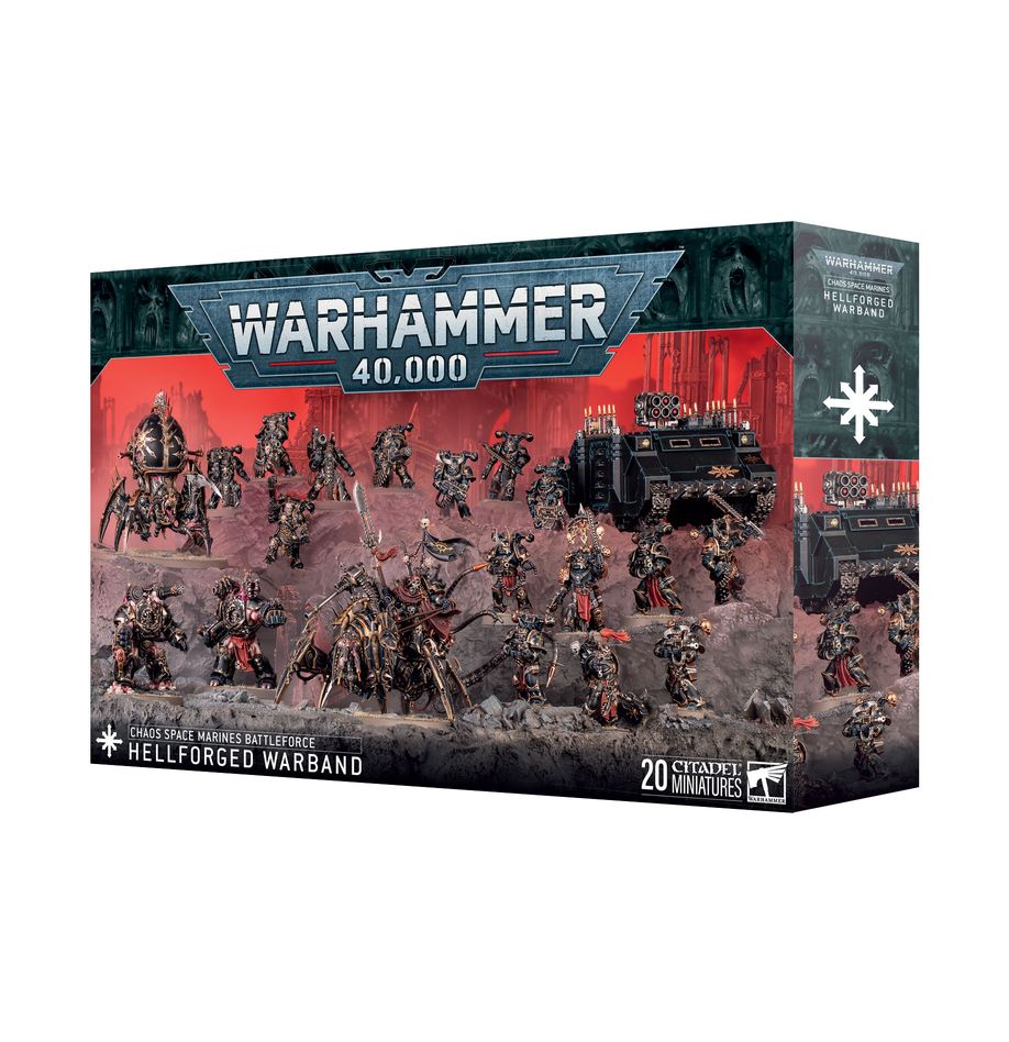 Chaos Space Marines Battleforce: Hellforged Warband | Gear Gaming Fayetteville