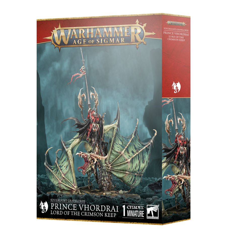 Warhammer: Age of Sigmar - Soulblight Gravelords: Prince Vhordrai Lord of the Crimson Keep | Gear Gaming Fayetteville