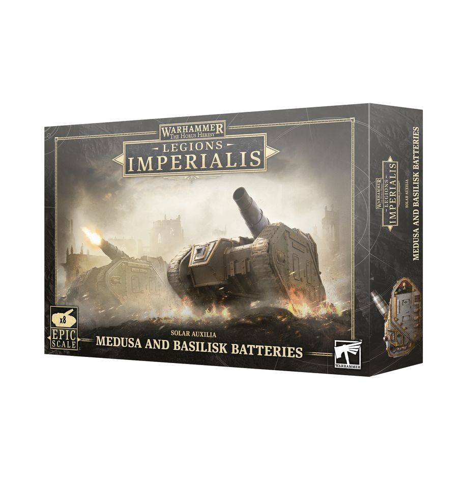 Legions Imperialis: Solar Auxilia Medusa and Basilisk Batteries | Gear Gaming Fayetteville