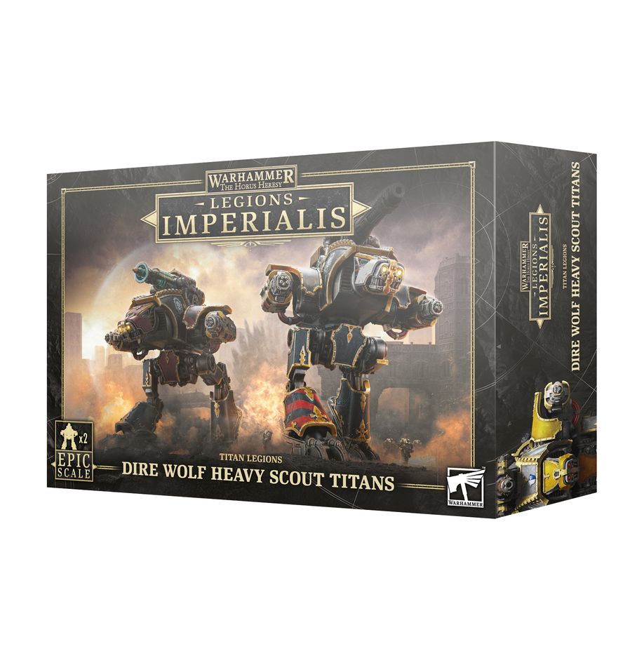 Legions Imperialis: Titan Legions Dire Wolf Heavy Scout Titans | Gear Gaming Fayetteville