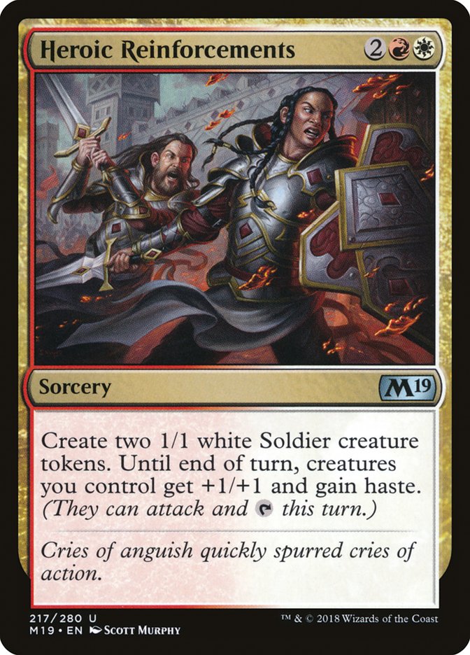 Heroic Reinforcements [Core Set 2019] | Gear Gaming Fayetteville
