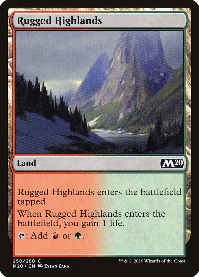 Rugged Highlands [Core Set 2020] | Gear Gaming Fayetteville