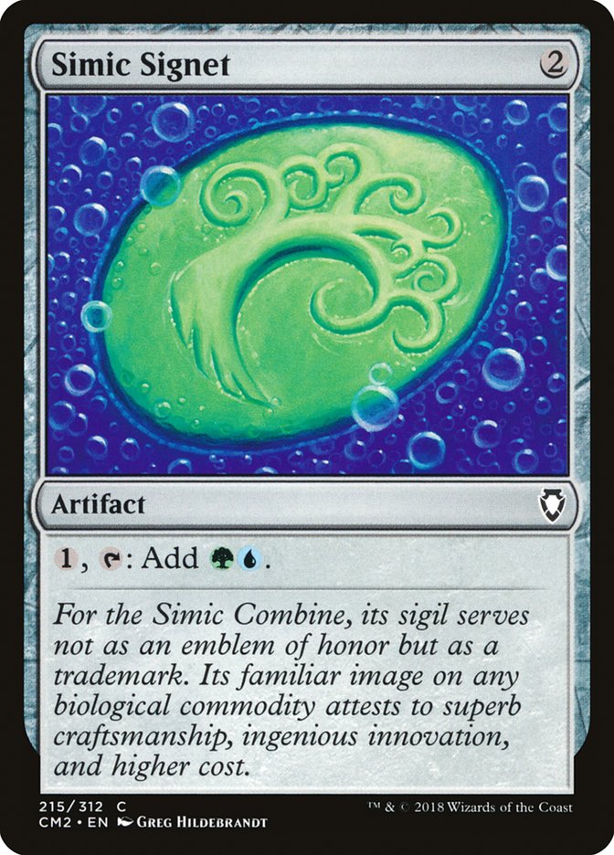 Simic Signet (215/312) [Commander Anthology Volume II] | Gear Gaming Fayetteville