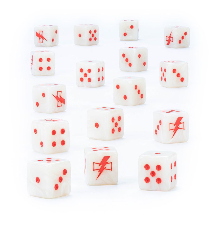 White Scar Dice Set | Gear Gaming Fayetteville
