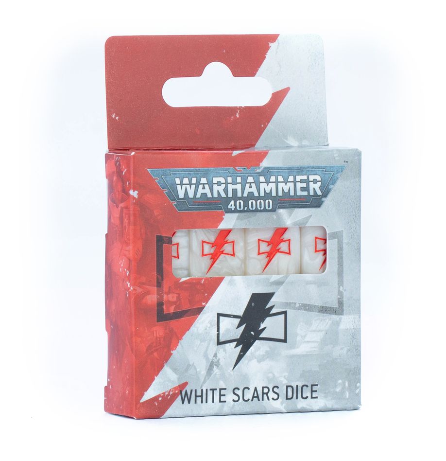White Scar Dice Set | Gear Gaming Fayetteville