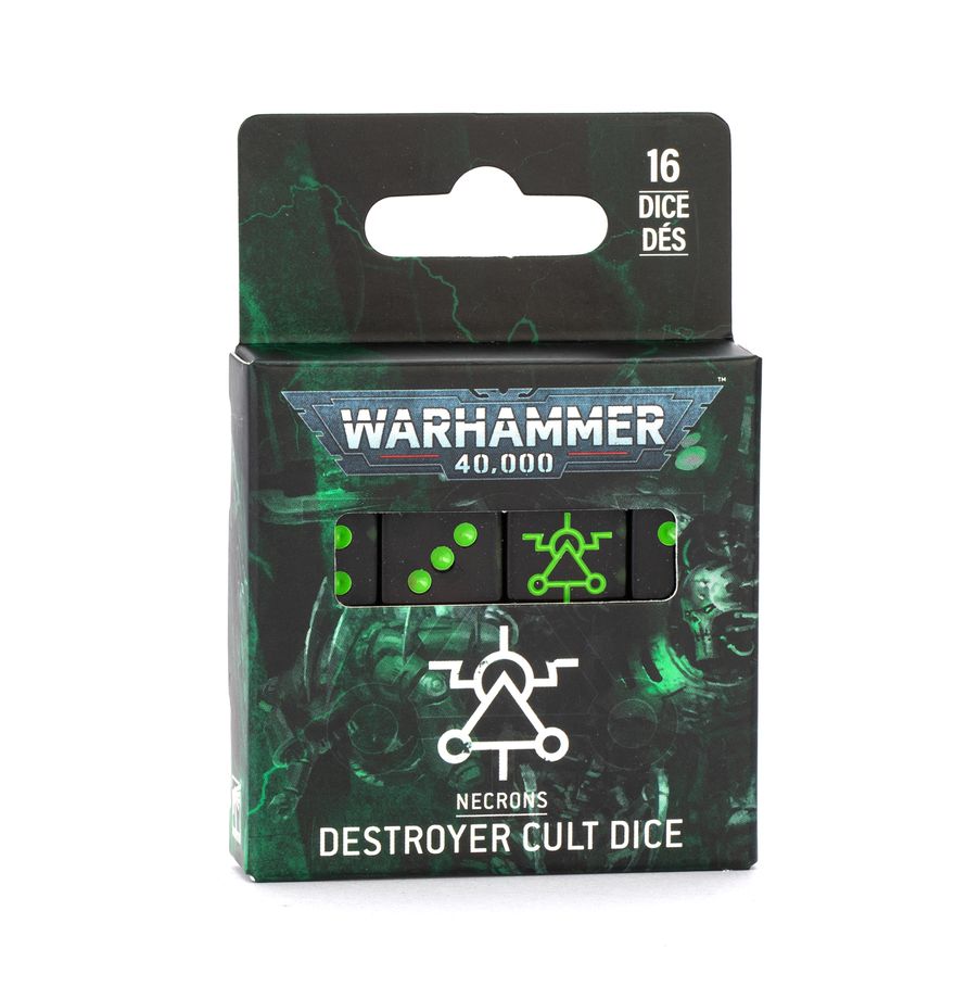 Necrons Destroyer Cult Dice | Gear Gaming Fayetteville