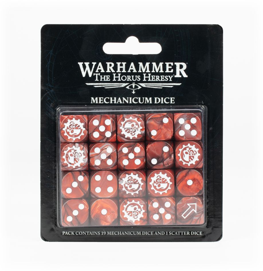 Warhammer The Horus Heresy- Mechanicum Dice Set | Gear Gaming Fayetteville