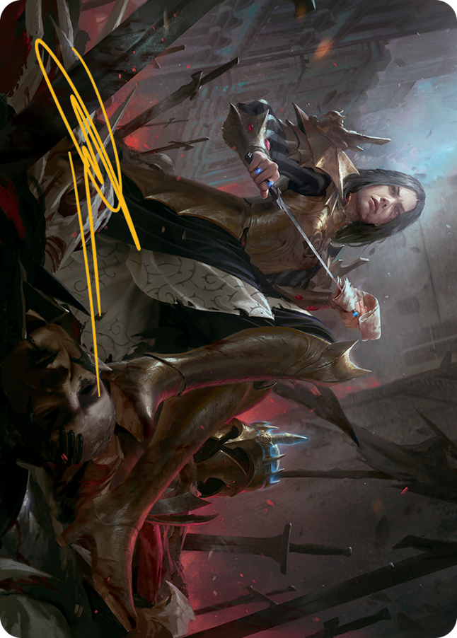 Marchesa, Resolute Monarch Art Card (Gold-Stamped Signature) [March of the Machine Art Series] | Gear Gaming Fayetteville