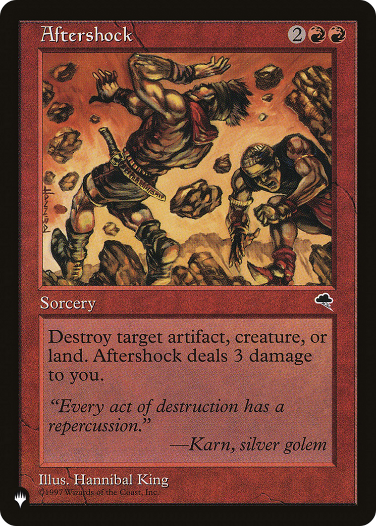 Aftershock [The List Reprints] | Gear Gaming Fayetteville