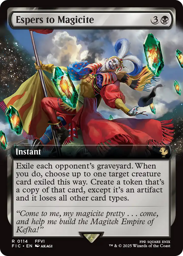 Espers to Magicite (Extended Art) [FINAL FANTASY Commander] | Gear Gaming Fayetteville