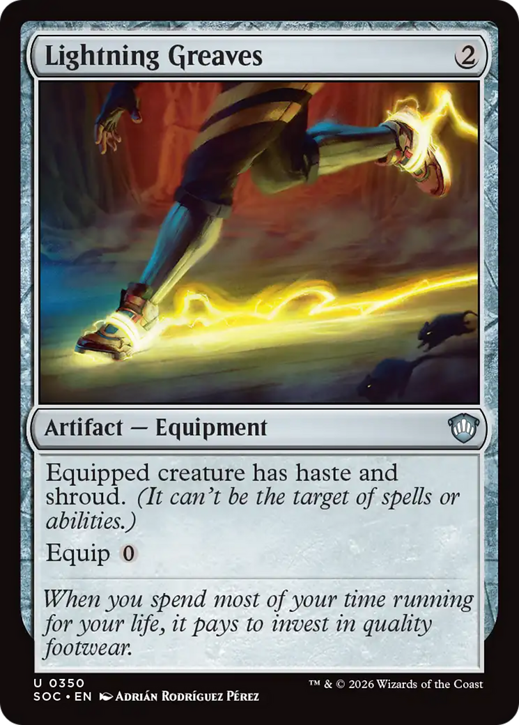 Lightning Greaves [Secrets of Strixhaven Commander] | Gear Gaming Fayetteville
