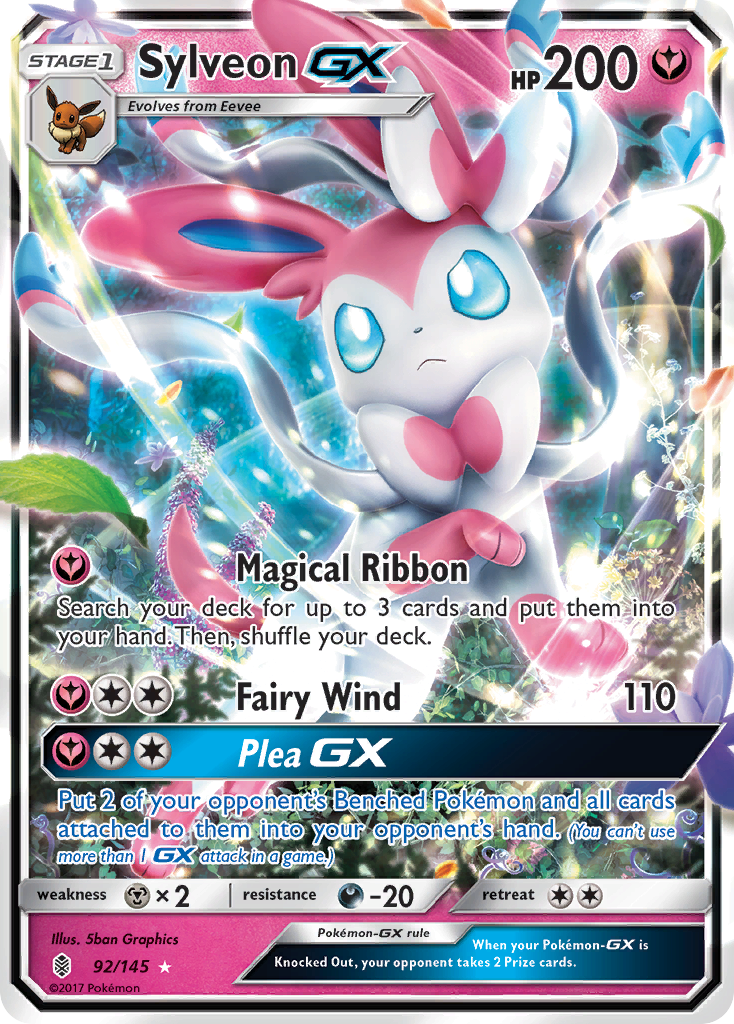 Sylveon GX (92/145) [Sun & Moon: Guardians Rising] | Gear Gaming Fayetteville