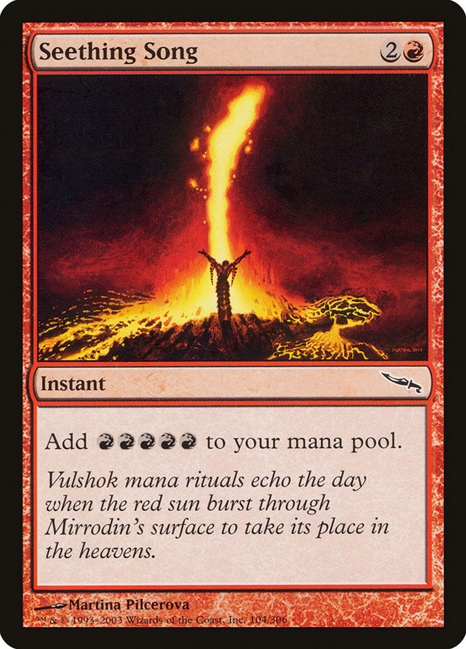 Seething Song [Mirrodin] | Gear Gaming Fayetteville