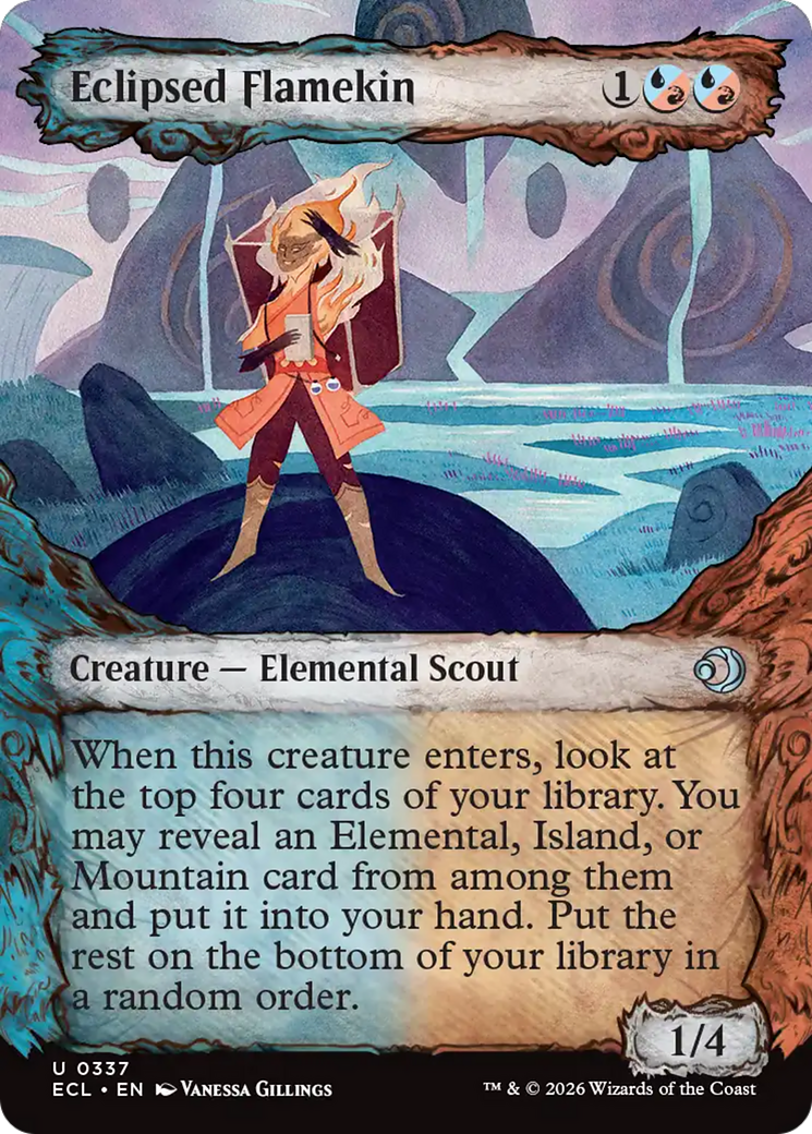 Eclipsed Flamekin (Showcase) [Lorwyn Eclipsed] | Gear Gaming Fayetteville