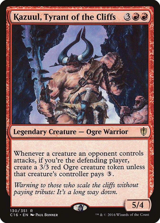 Kazuul, Tyrant of the Cliffs [Commander 2016] | Gear Gaming Fayetteville