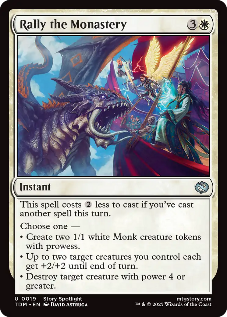 Rally the Monastery [Tarkir: Dragonstorm] | Gear Gaming Fayetteville