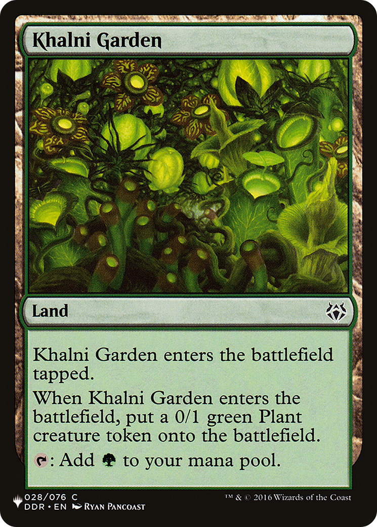 Khalni Garden [The List Reprints] | Gear Gaming Fayetteville