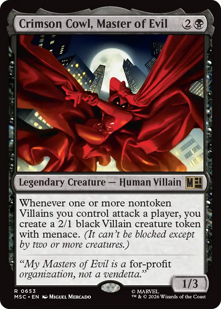 Crimson Cowl, Master of Evil [Marvel Super Heroes Commander] | Gear Gaming Fayetteville