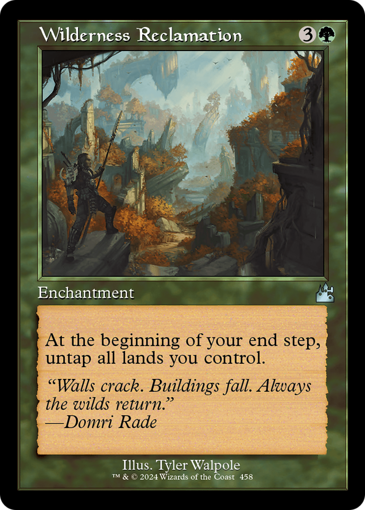 Wilderness Reclamation (Retro Frame) [Ravnica Remastered] | Gear Gaming Fayetteville