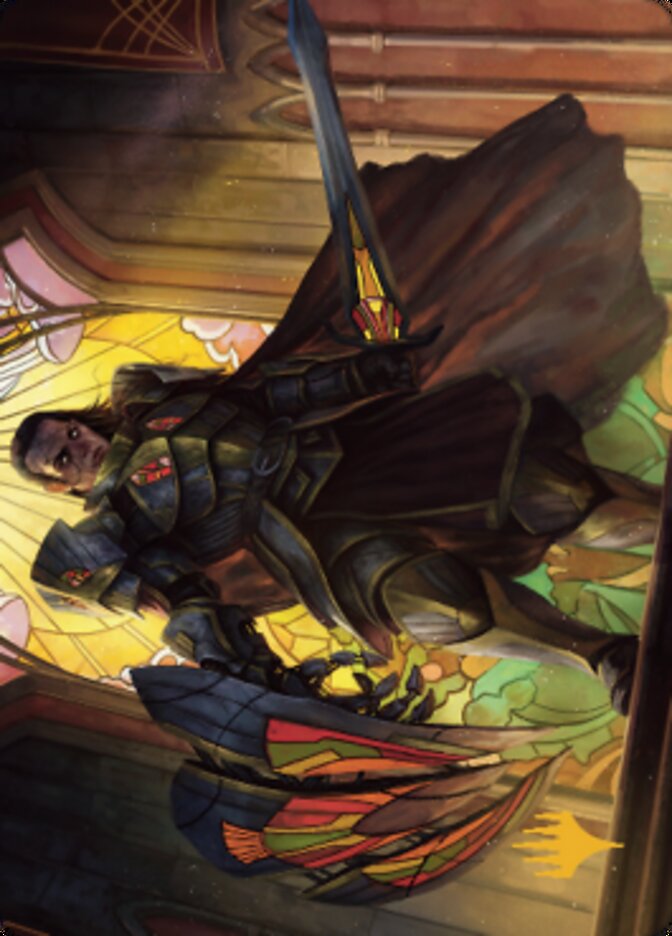 Benalish Sleeper Art Card (Gold-Stamped Signature) [Dominaria United Art Series] | Gear Gaming Fayetteville