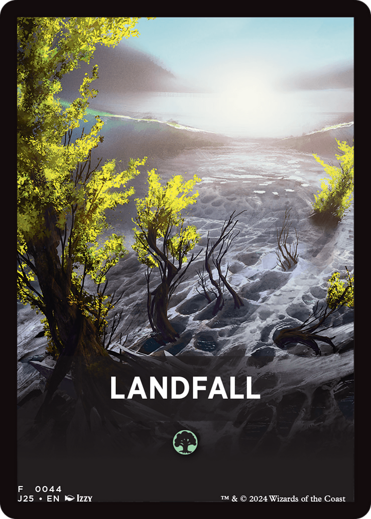 Landfall Theme Card [Foundations Jumpstart Front Cards] | Gear Gaming Fayetteville