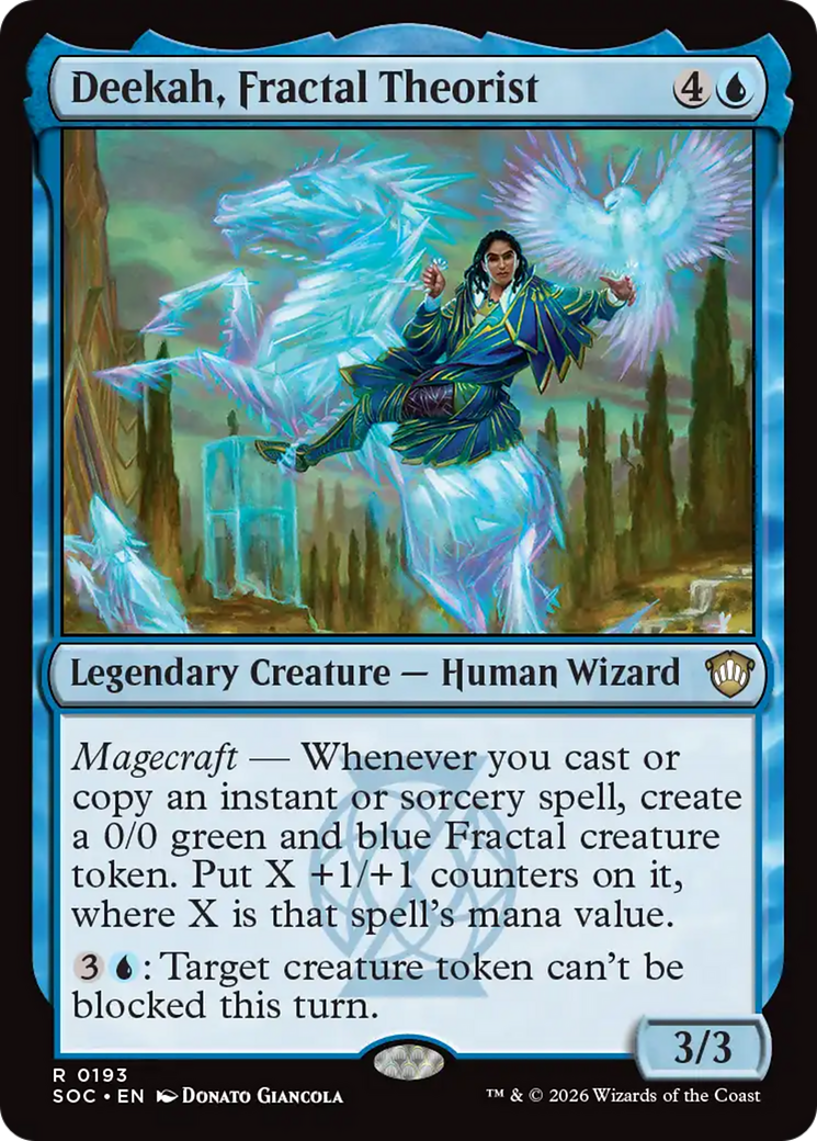 Deekah, Fractal Theorist [Secrets of Strixhaven Commander] | Gear Gaming Fayetteville