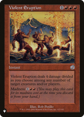 Violent Eruption [The List Reprints] | Gear Gaming Fayetteville