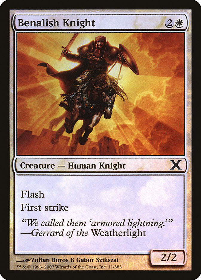 Benalish Knight (Premium Foil) [Tenth Edition] | Gear Gaming Fayetteville