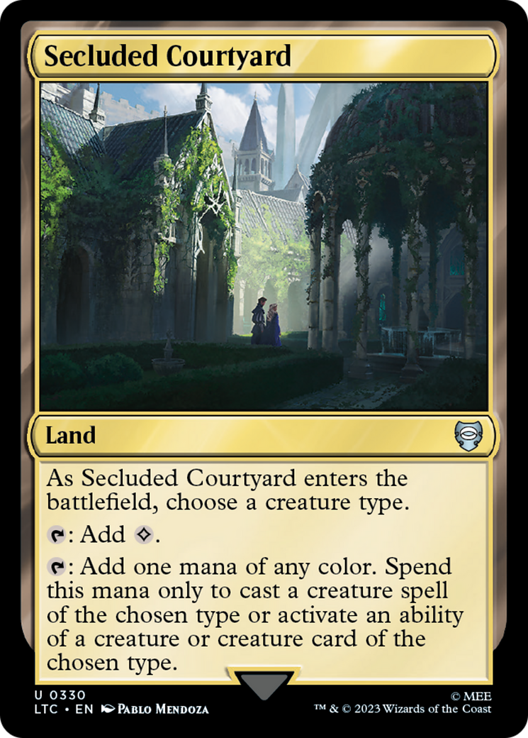 Secluded Courtyard [The Lord of the Rings: Tales of Middle-Earth Commander] | Gear Gaming Fayetteville